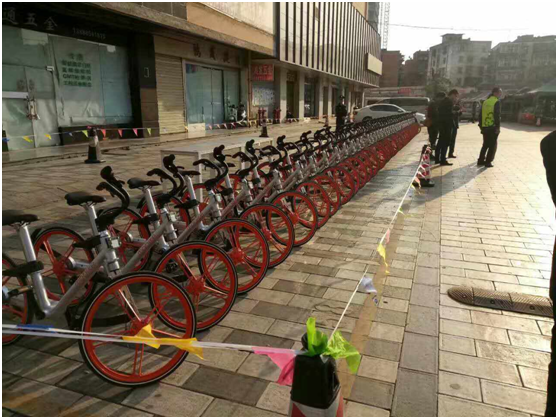 上午11點，云南天度投資集團有限公司、云紡商業區、昆明悅動文化傳播有限公司、云南北瑞兔司機新能源汽車科技有限公司、moblke摩拜單車許多商戶踴躍參加，由150余名志愿者組成的隊伍開始了浩浩蕩蕩的4公里公益徒步，目的是鼓勵大家使用零污染的交通工具，降低自然資源的耗損，同時也是為了讓市民能夠熟知這樣的出行方式，倡導綠色出行。